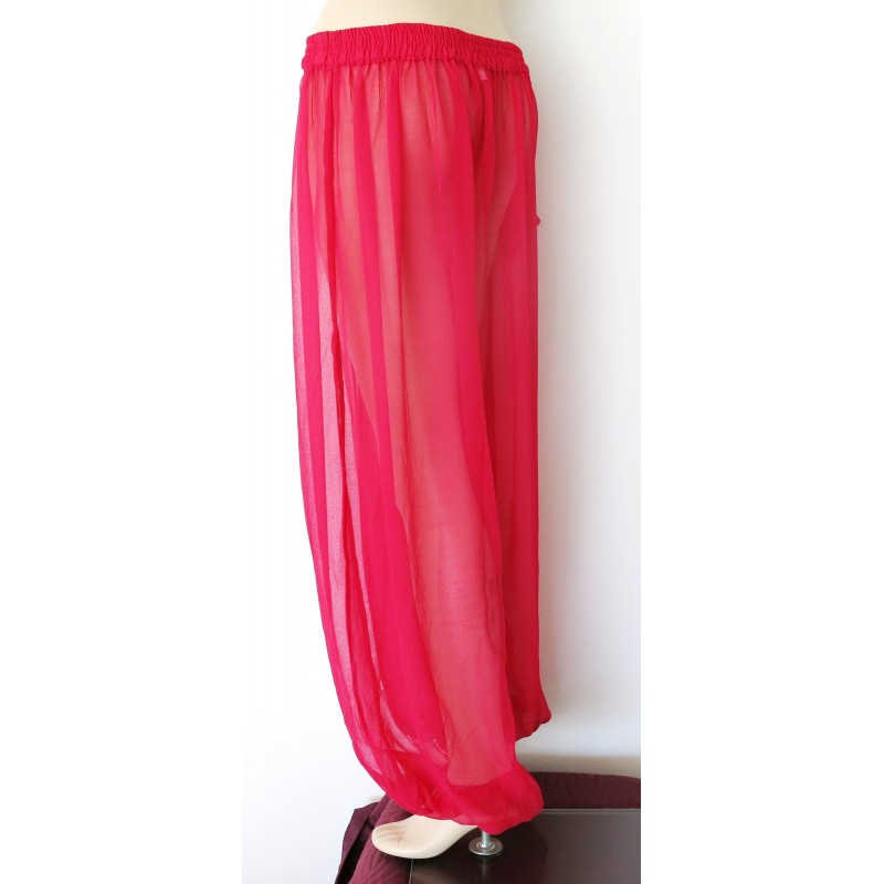 Žoržetové harémové kalhoty ANISAH