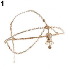 Řetízková čelenka korálková s tikkou