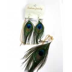 Náhrdelník a náušnice PAVÍ komplet s korálkem