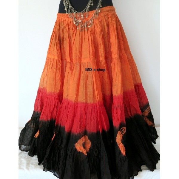 Tribal bavlněná sukně BATIKA 23 metrů