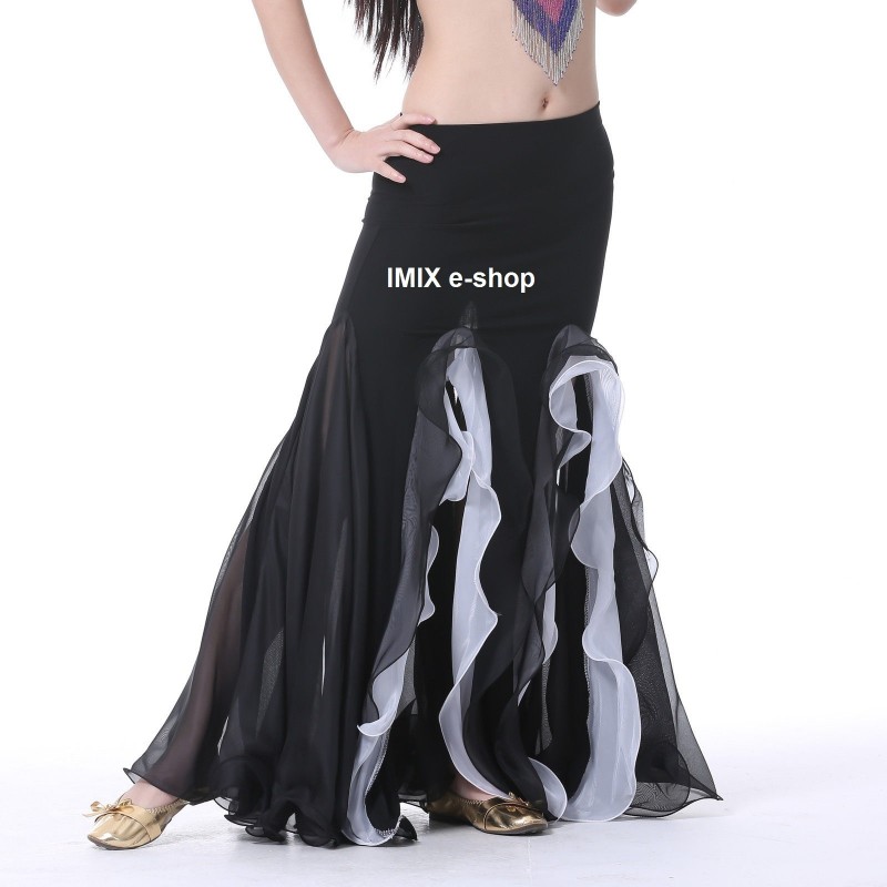 Taneční úzká sukně SABIRA s volány