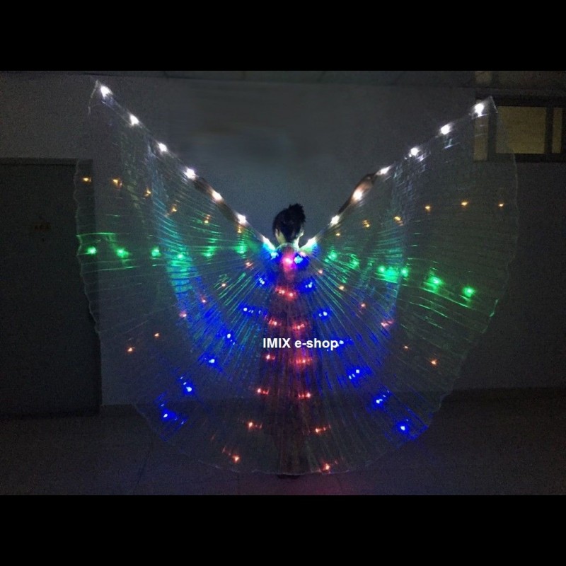 Křídla ISIS svítící s LED diody