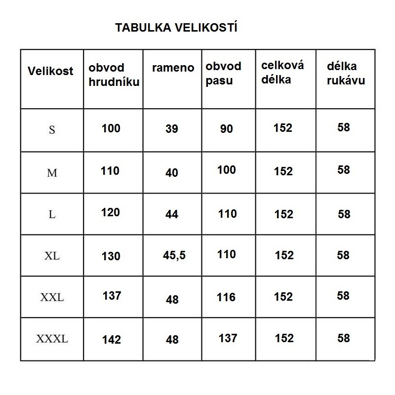 Orientální šaty Abaya černé s výšivkou