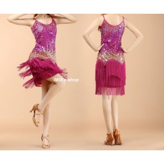 Třásňové šaty s flitry Belinda