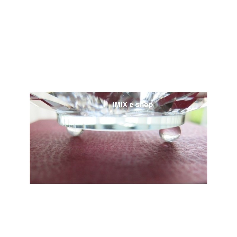 Feng-Shui Křišťálový lotos střední, svícen Čirý Feng-Shui Křišťálový lotos střední, svícen Čirý