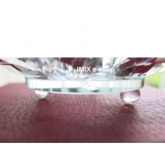 Feng-Shui Křišťálový lotos střední, svícen Čirý