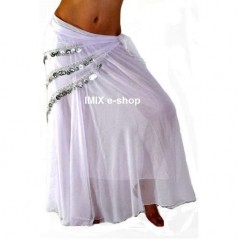 SET 2 ks- Dvouvrstvá kolová sukně Anisah + penízkový šátek