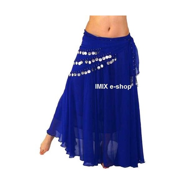 SET 2 ks- Dvouvrstvá kolová sukně Anisah + penízkový šátek