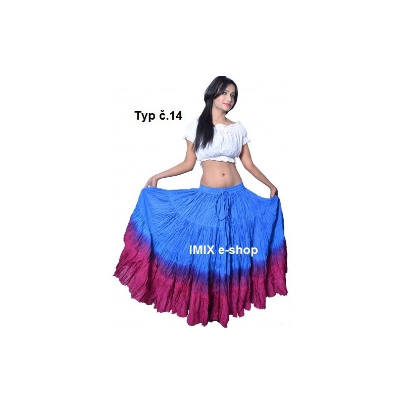 Široká sukně TRIBAL Batika - 23 metrů