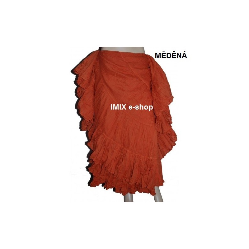 Široká sukně TRIBAL jednobarevná - 29 metrů Široká sukně TRIBAL jednobarevná - 29 metrů