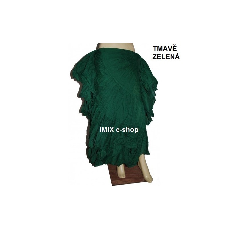 Široká sukně TRIBAL jednobarevná - 29 metrů Široká sukně TRIBAL jednobarevná - 29 metrů