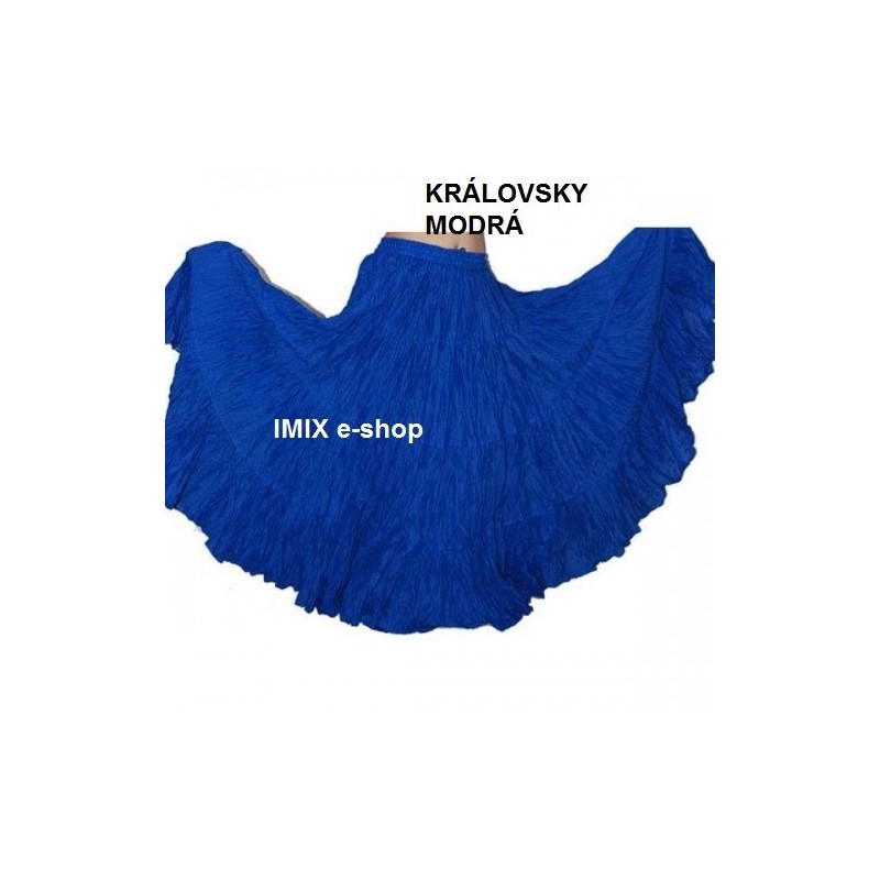 Široká sukně TRIBAL jednobarevná - 29 metrů Široká sukně TRIBAL jednobarevná - 29 metrů