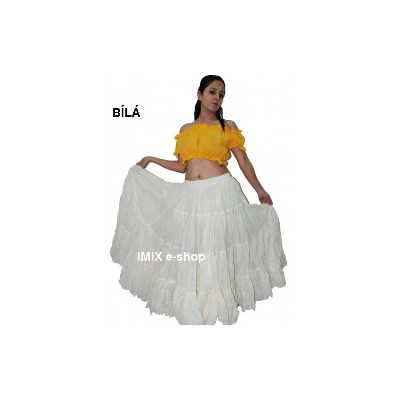 Široká sukně TRIBAL jednobarevná - 29 metrů Široká sukně TRIBAL jednobarevná - 29 metrů