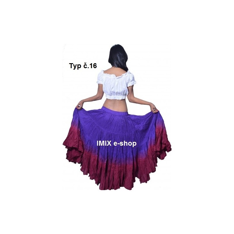 Široká sukně TRIBAL Batika - 29 metrů