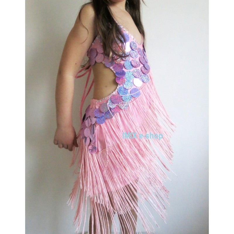 Latinsko-americké tance - šaty dívčí AMBRA