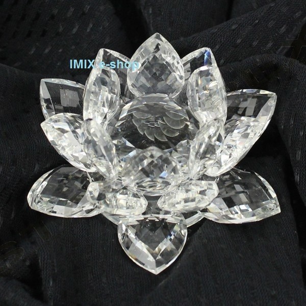 Křišťálový LOTOS květ velký