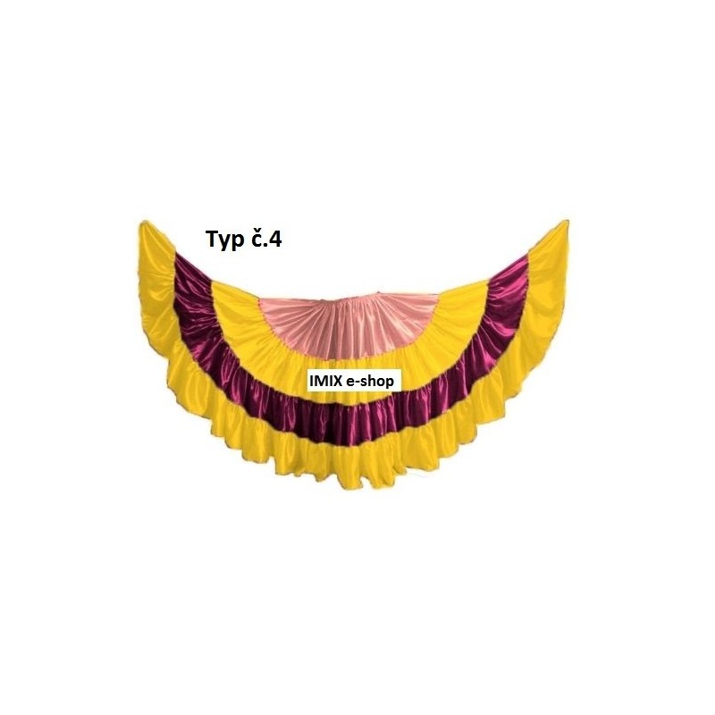 Sukně FLAMENCO (4 díly) NA MÍRU, 11,14,22 anebo 29 metrů