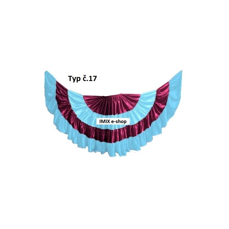 Sukně FLAMENCO (4 díly) NA MÍRU, 11,14,22 anebo 29 metrů