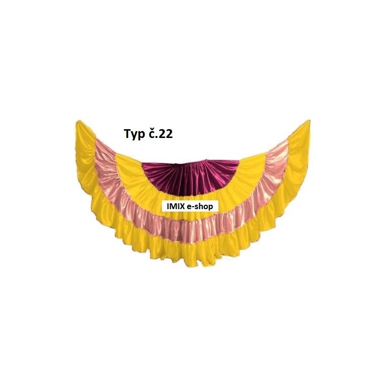 Sukně FLAMENCO (4 díly) NA MÍRU, 11,14,22 anebo 29 metrů