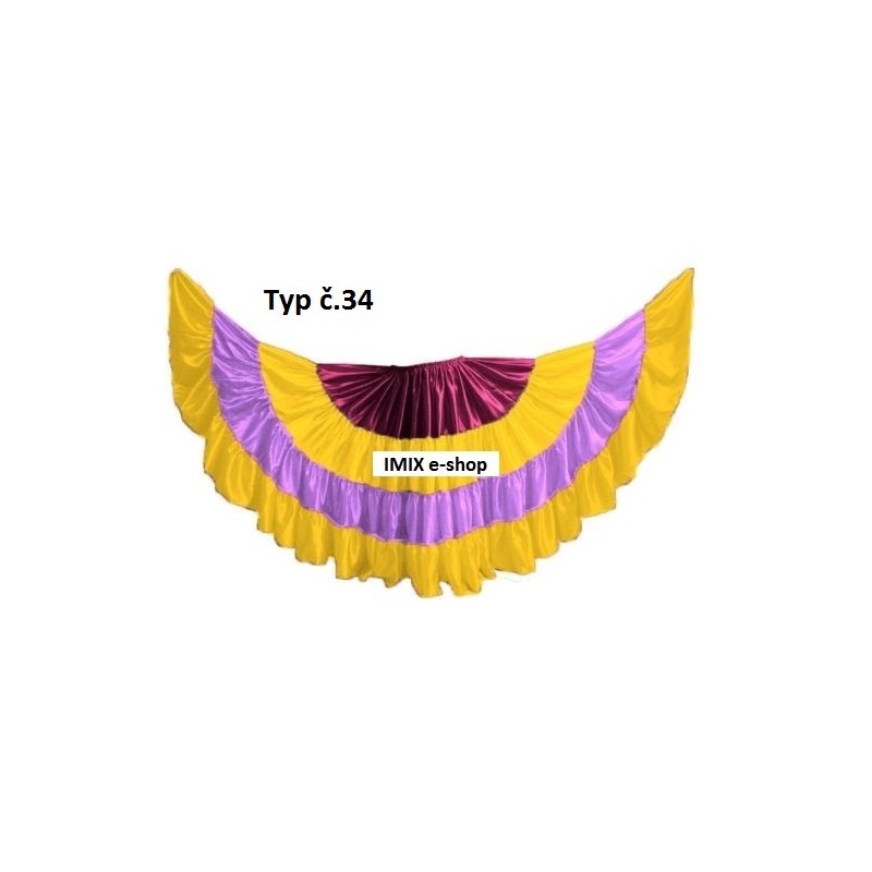Sukně FLAMENCO (4 díly) NA MÍRU, 11,14,22 anebo 29 metrů