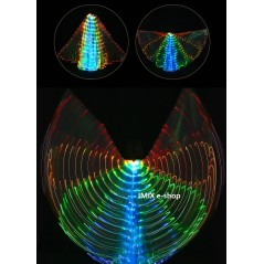 LED křídla ISIS s 300 diodami VLNKY  bílá / barevná