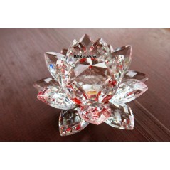 Křišťálový LOTOS květ střední