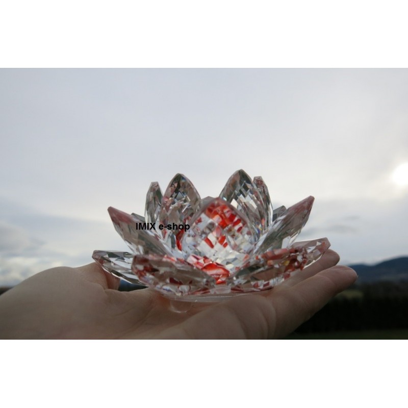 Křišťálový LOTOS květ střední Křišťálový LOTOS květ střední