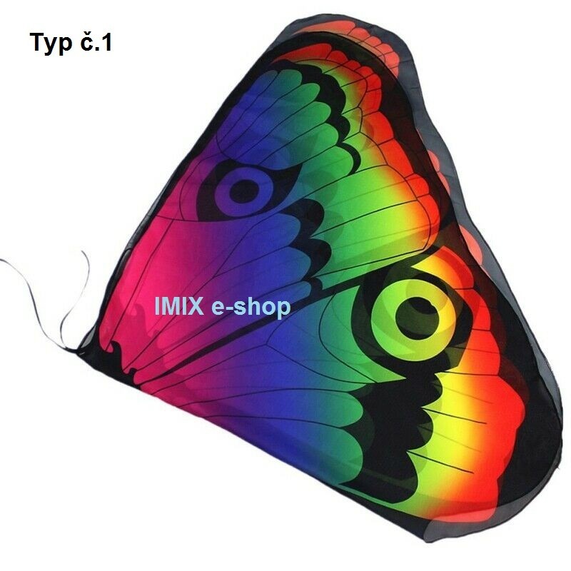 Dětská motýlí křídla šifönová krátká