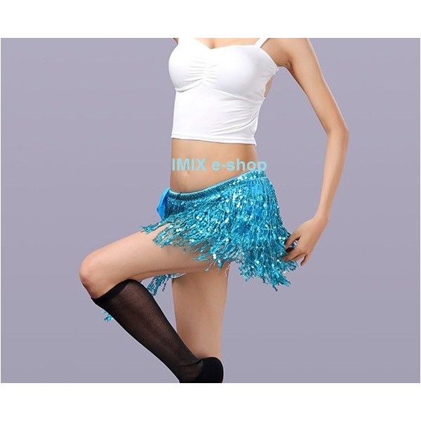 Flitrový šátek třásňový KARIM