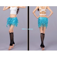 Flitrový šátek třásňový KARIM