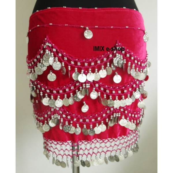 Penízkový šátek sametový OMÁN