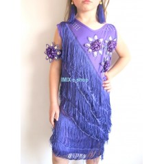 Latino dívčí šaty SASKIA s ozdobami - 6 dílů