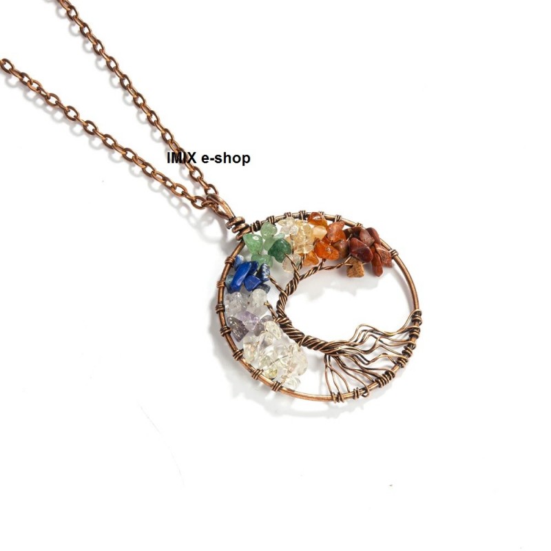 Čakrový náhrdelník - Strom života Bonsai