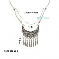 Elegantní Vintage Tribal dlouhý náhrdelník