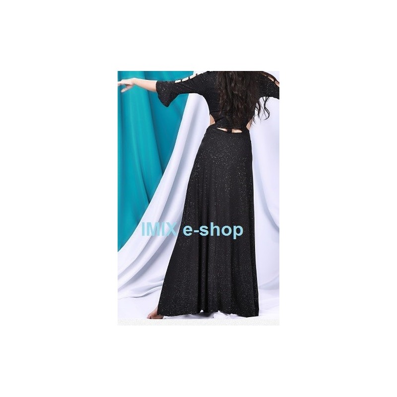 Taneční třpytivé dlouhé šaty Safira