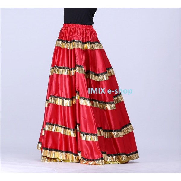 Flamenco saténová sukně Marcia
