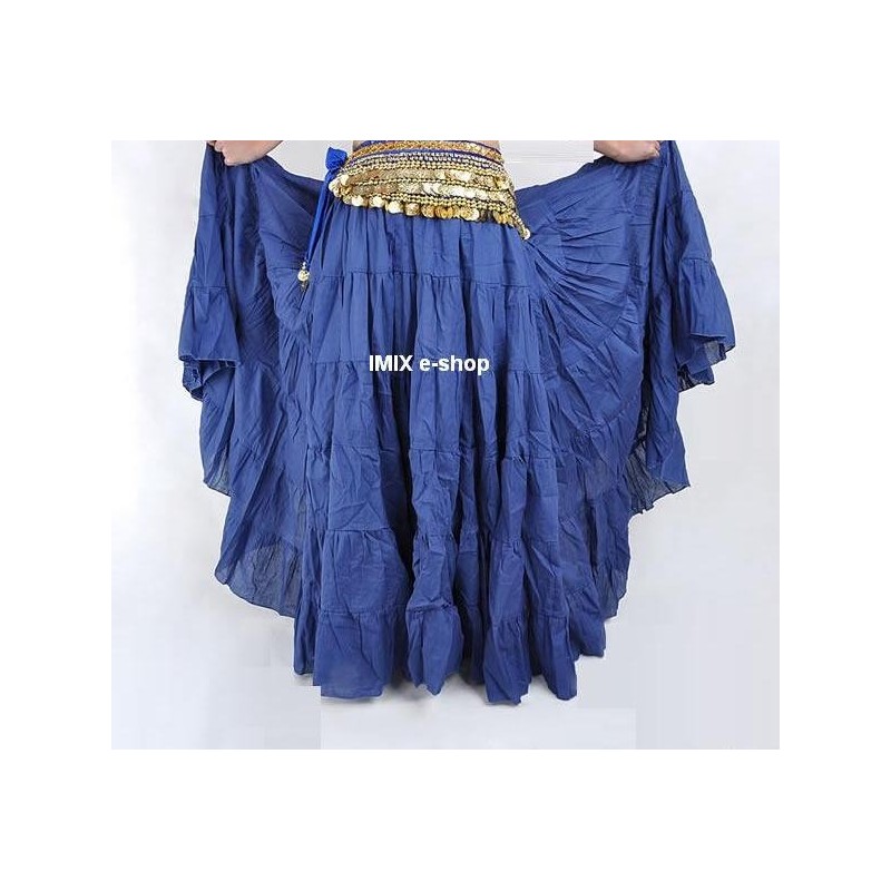 Orientální lněná TRIBAL sukně JASIR