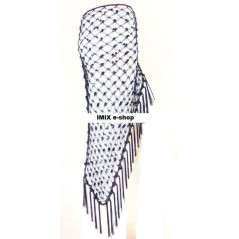 Síťový šátek s flitry ALI